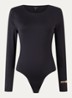 Pinole body met ronde hals - Zwart