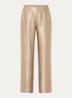 Polarmar high waist straight fit pantalon met steekzakken - Zand