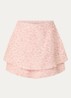 Pragues mini rok met panterprint - Oudroze