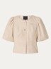 Quito blouse met logo - Beige