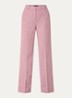 Reza mid waist straight fit broek met steekzakken - Peach Skin