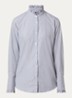 Elio blouse met opstaande kraag en ruches - Lichtblauw