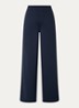 Asana high waist wide fit pantalon - Donkerblauw