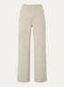 Asana high waist wide fit pantalon - Beige
