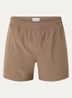 Holiday zwemshort met steekzakken en logo - Lichtbruin