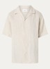 Julio regular fit overhemd van linnen - Beige