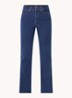 Blake high waist flared jeans met stretch - Donkerblauw