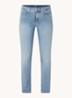Ellison high waist straight leg jeans met stretch - Lichtblauw