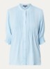 Gato blouse met print en pofmouw - Lichtblauw