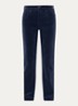 Marilyn high waist straight fit chino van corduroy - Donkerblauw