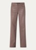 Teresa high waist wide leg jeans met gekleurde wassing - Taupe