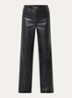 Teresa high waist wide leg jeans met gekleurde wassing - Zwart