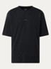 Metal rise T-shirt met ronde hals - Zwart