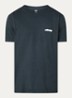 Bounce T-shirt met logo- en backprint - Antraciet