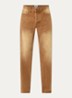 Boxcar straight leg jeans met medium wassing - Camel