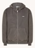 Lowercase sweatvest met logoborduring - Donkergrijs