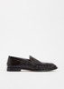 Rudi loafer van leer - Donkerbruin