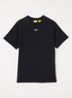 Arrow T-shirt met logo- en backprint - Zwart