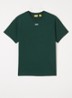 Arrow T-shirt met logo- en backprint - Groen