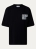Motion T-shirt met logo- en backprint - Zwart