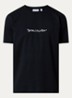 Script Arrow T-shirt met logoborduring - Zwart