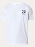 Small Arrow T-shirt met logoprint - Wit