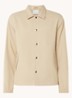 Coach jack met logo- en backprint  - Beige