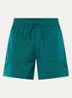 Signature zwemshorts met glanzende finish en ritszakken  - Zeegroen