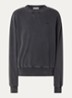 Sweater met logoborduring - Antraciet