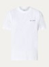 T-shirt met logo- en backprint - Gebroken wit