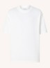 T-shirt met logoborduring - Wit