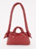Mini Ona gewatteerde crossbodytas met afneembare schouderriem - Bordeauxrood