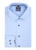 Luxor regular fit overhemd met microdessin - Blauwgrijs