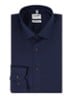 Slim fit overhemd met kent kraag - Donkerblauw