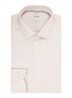 Slim fit overhemd met microdessin - Beige