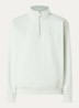 Club Collective sweater met halve rits - Lichtgroen