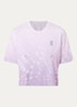 Performance trainings T-shirt met print - Lila
