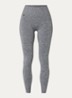 Studio high waist skinny fit trainingslegging met logo - Grijs