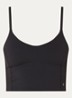 Studio singlet met light support - Zwart