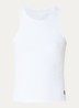 Studio tanktop met ronde hals - Wit