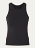 Studio tanktop met ronde hals - Zwart