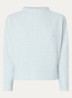 Genuri sweater met print - Turquoise
