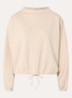 Gumipa sweater met trekkoord - Beige