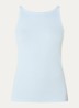 Izli tanktop met ribstructuur - Lichtblauw
