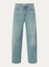 Melly mid waist tapered jeans met steekzakken - Indigo