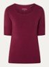 Serta top met ronde hals - Aubergine