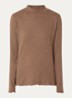 Suhanna longsleeve met stippenprint en gemêleerd dessin - Bruin