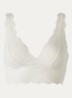 Bralette van kant - Gebroken wit