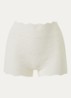 High waisted slip van kant - Gebroken wit