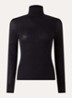 Perfect Line longsleeve in kasjmierblend - Zwart